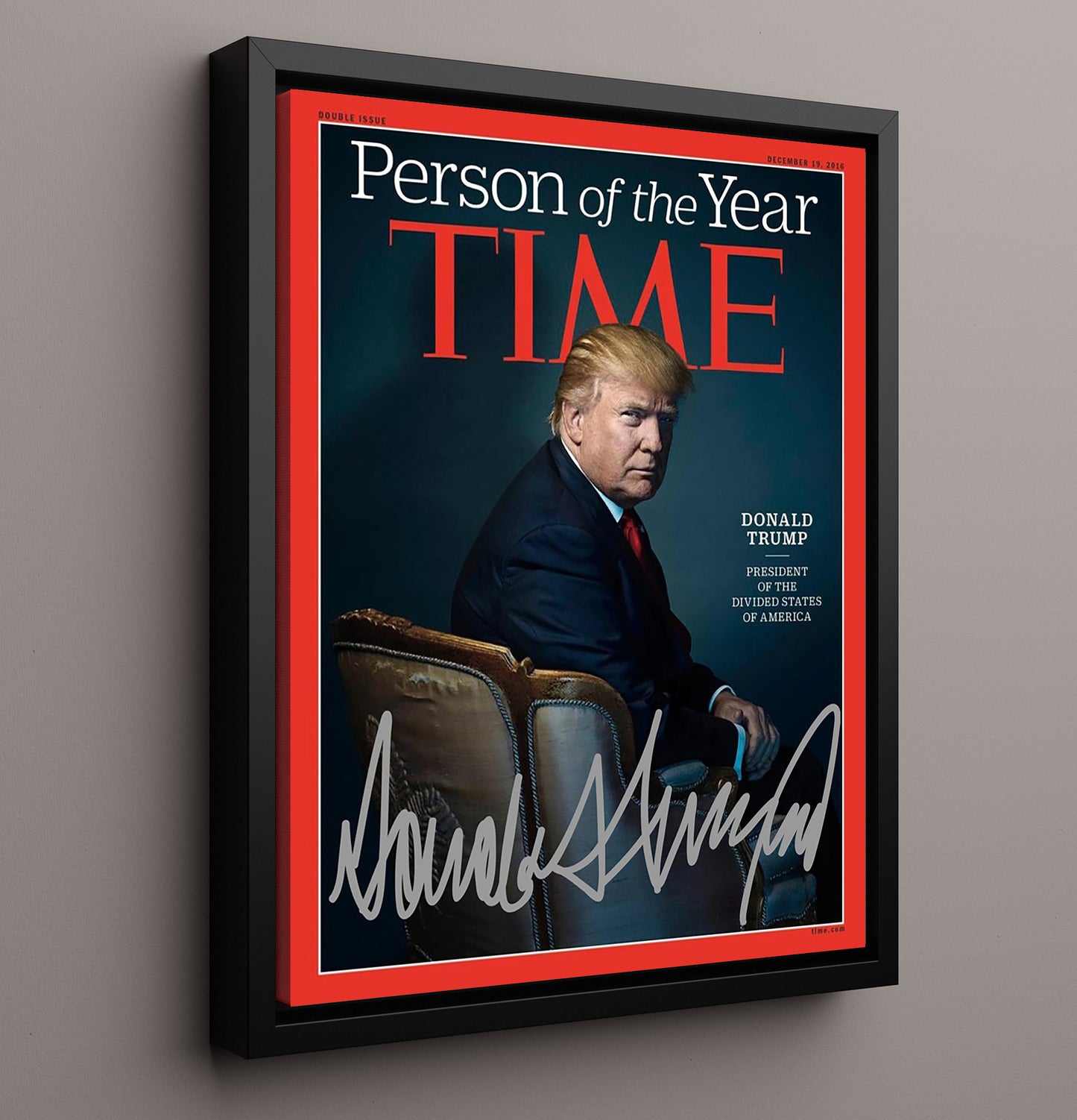 Historical - Donald Trump - Time Person Of The Year Cover 2016 History Wall Art