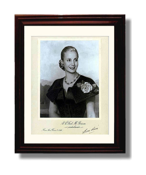 Historical - Eva Peron - Formal Portrait Argentina 1940S History Wall Art
