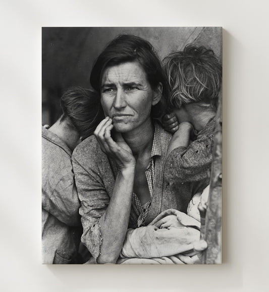 Florence Owens Thompson - Migrant Mother 1936 8x10 Canvas history wall art