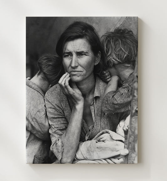 Florence Owens Thompson - Migrant Mother 1936 8x10 Canvas history wall art