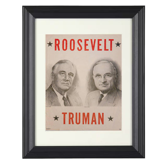 Roosevelt and Truman – Campaign Artwork 1944 unframed semi-gloss poster print