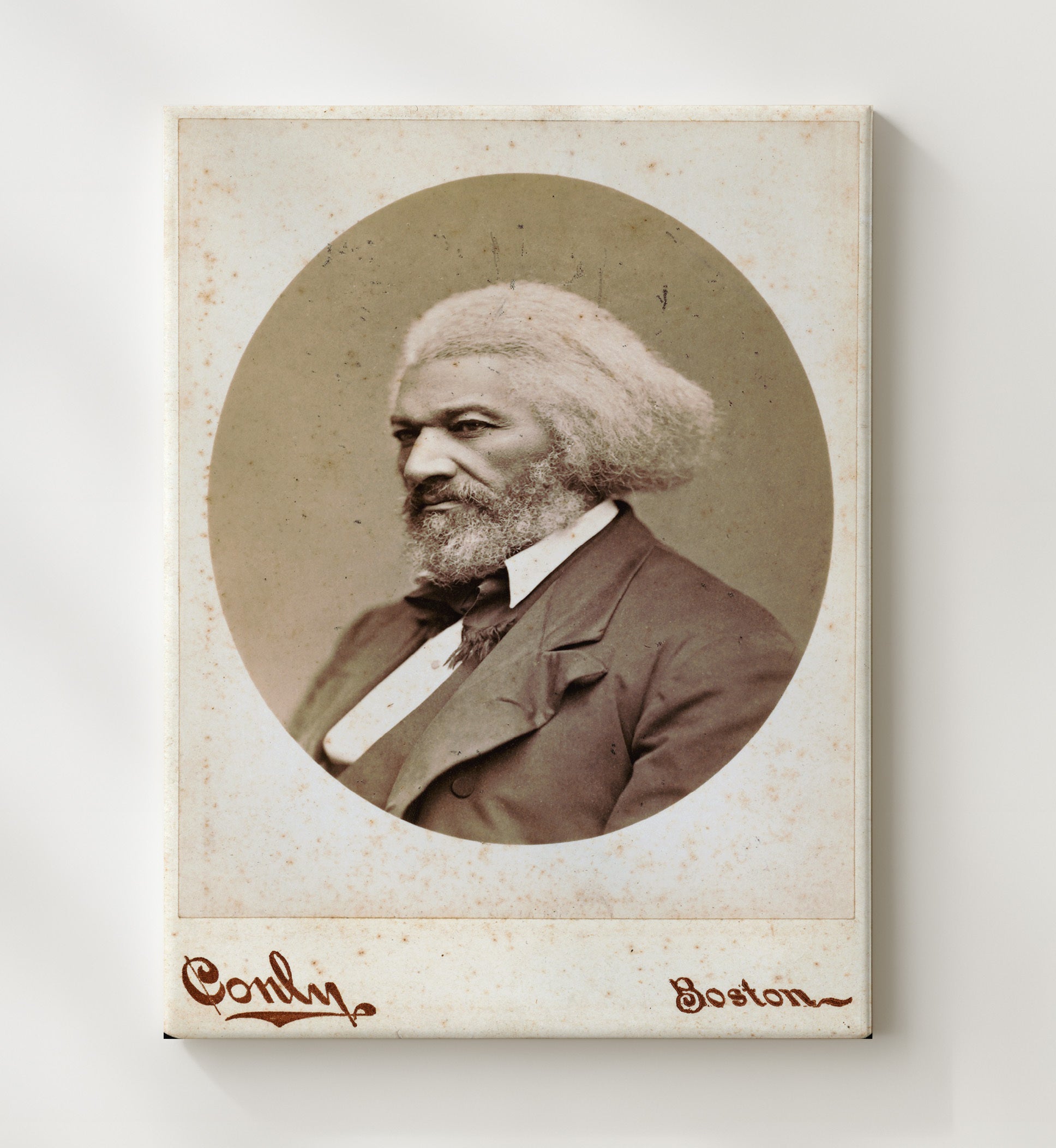 Historical - Frederick Douglass - Boston Portrait 1860S History Wall Art