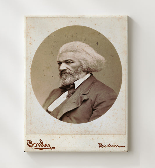 Frederick Douglass - Boston 1860s 8x10 Canvas history wall art
