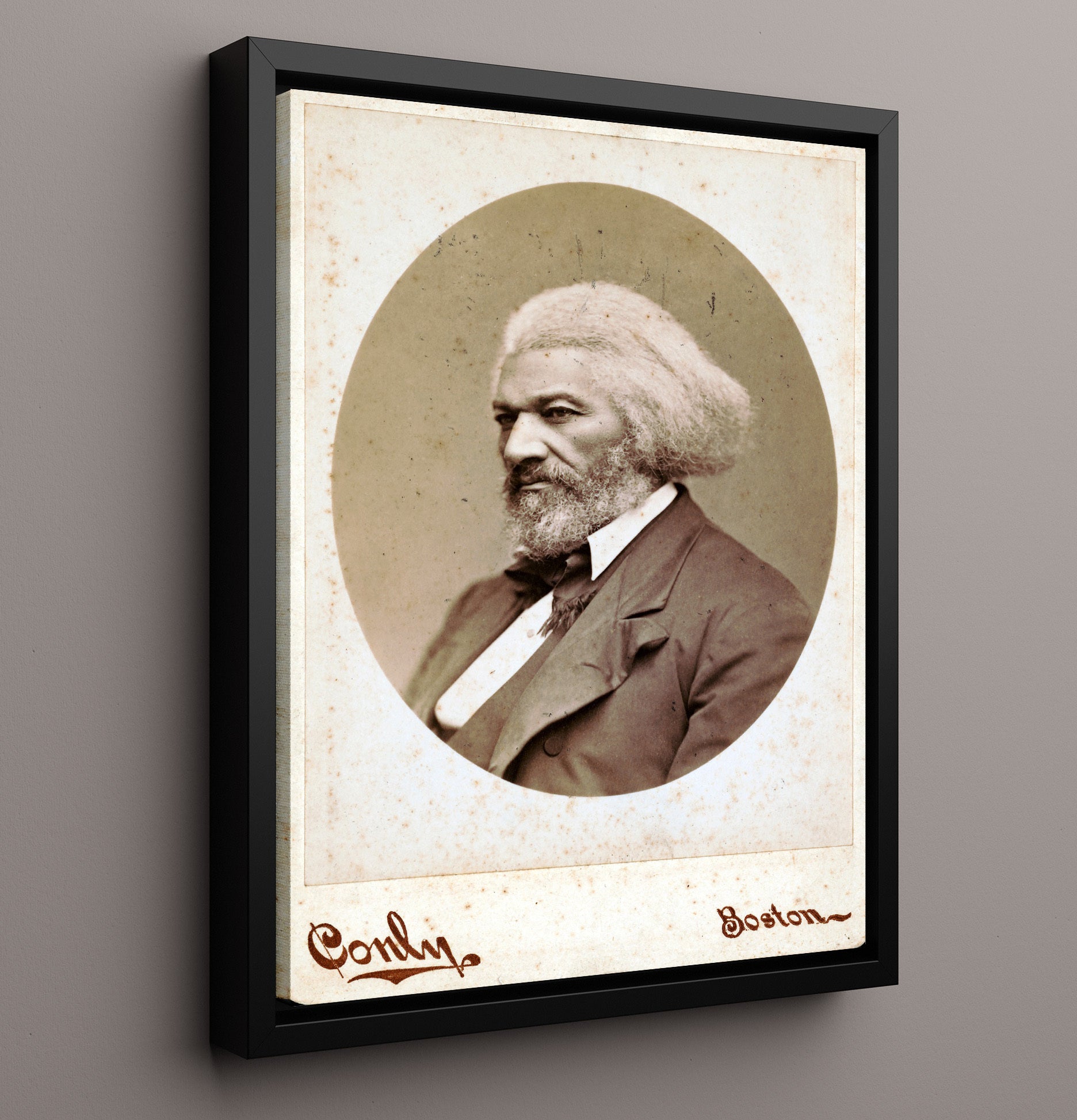Historical - Frederick Douglass - Boston Portrait 1860S History Wall Art