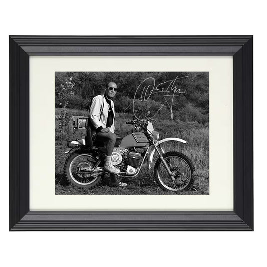 Hunter S. Thompson - Motorcycle - Poster Print - 8x10