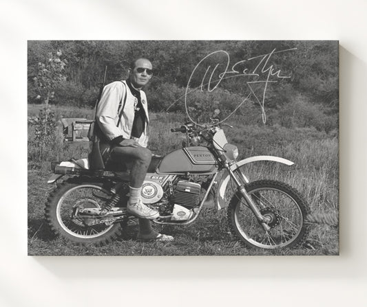 Hunter S. Thompson - Motorcycle 8x10 Canvas history wall art
