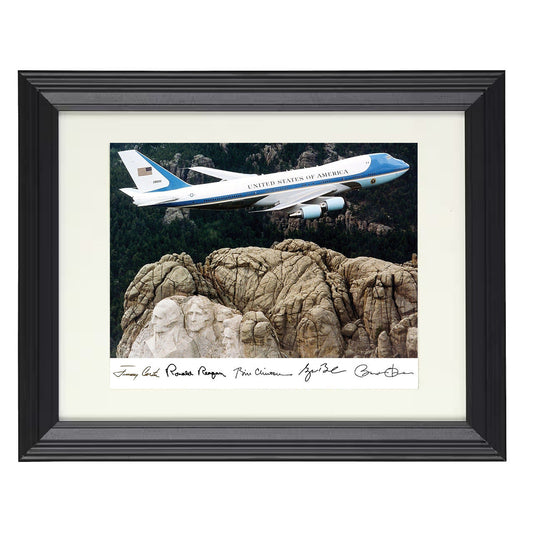 Carter, Reagan, Clinton, G.W. Bush and Obama – Presidents unframed semi-gloss poster print
