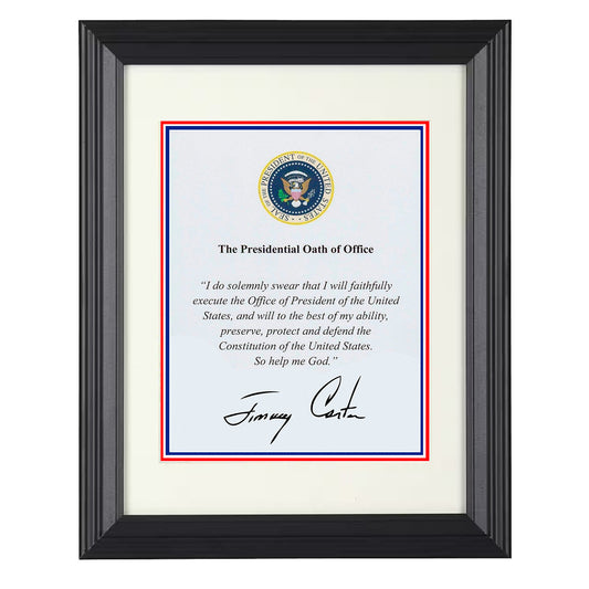 Jimmy Carter – Presidential Oath Image unframed semi-gloss poster print