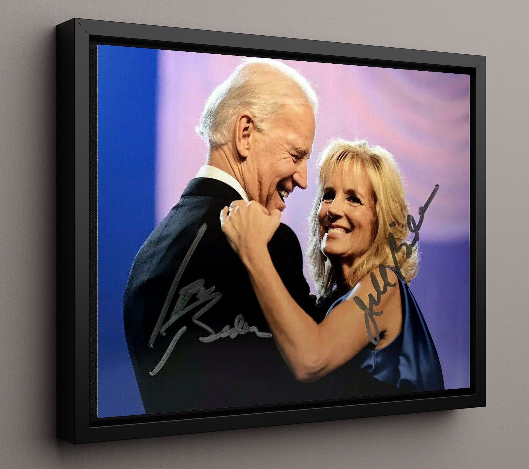 Historical - Joe Biden And Jill Biden - Inaugural Dance Portrait 2021 - Landscape History Wall Art