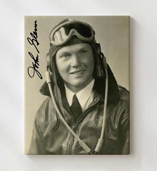 John Glenn - Early Aviator 1940s 8x10 Canvas history wall art