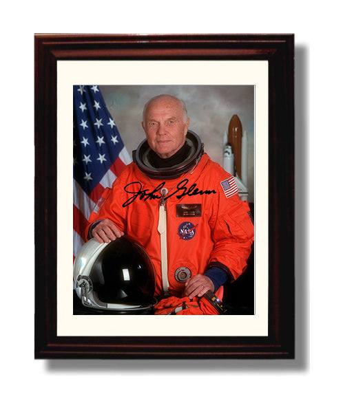 Historical - John Glenn - Nasa Astronaut Portrait 1990S History Wall Art