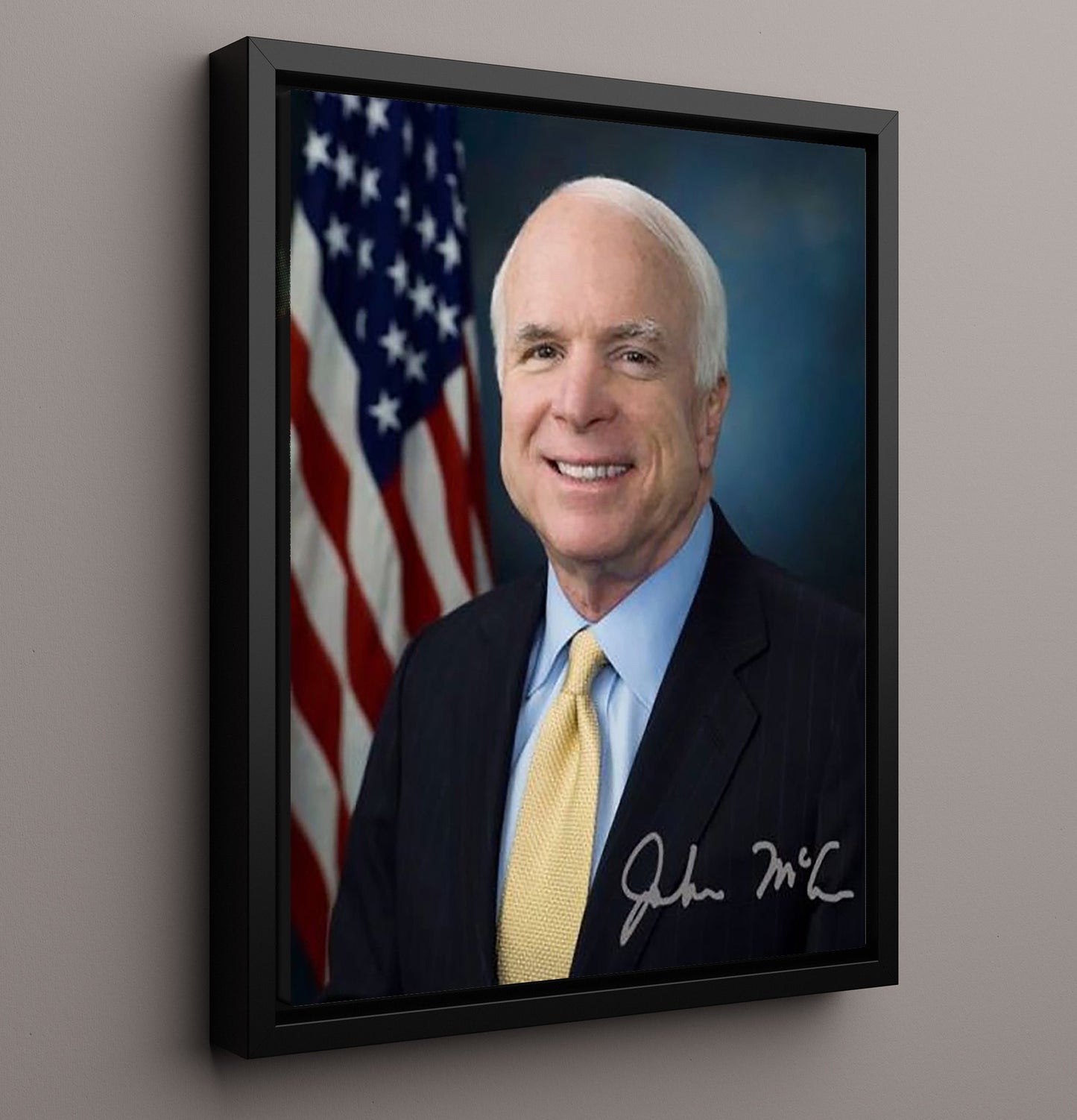 Historical - John Mccain - Official Senate Portrait 2000S History Wall Art