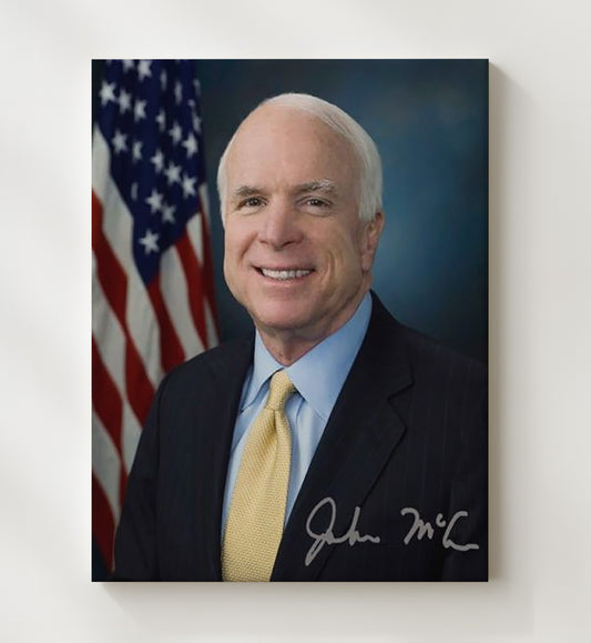 John McCain - Official Senate 2000s 8x10 Canvas history wall art