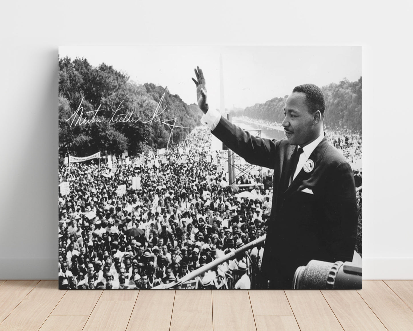Historical - Martin Luther King Jr. - March On Washington Speech 1963  - Landscape History Wall Art