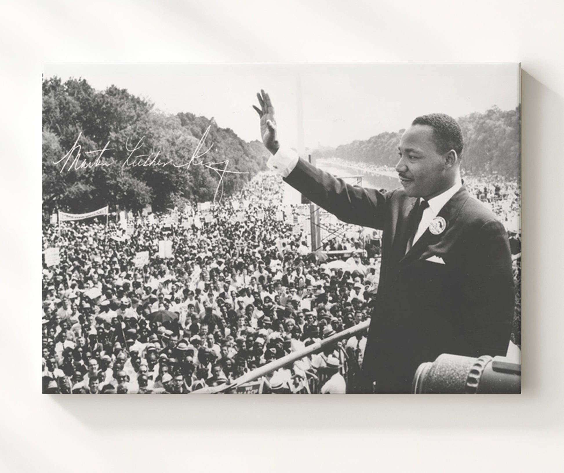 Historical - Martin Luther King Jr. - March On Washington Speech 1963  - Landscape History Wall Art