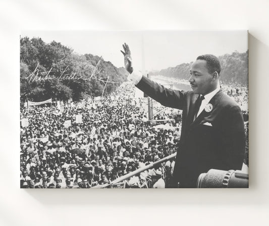 Martin Luther King Jr. - March on Washington Speech 1963 8x10 Canvas history wall art