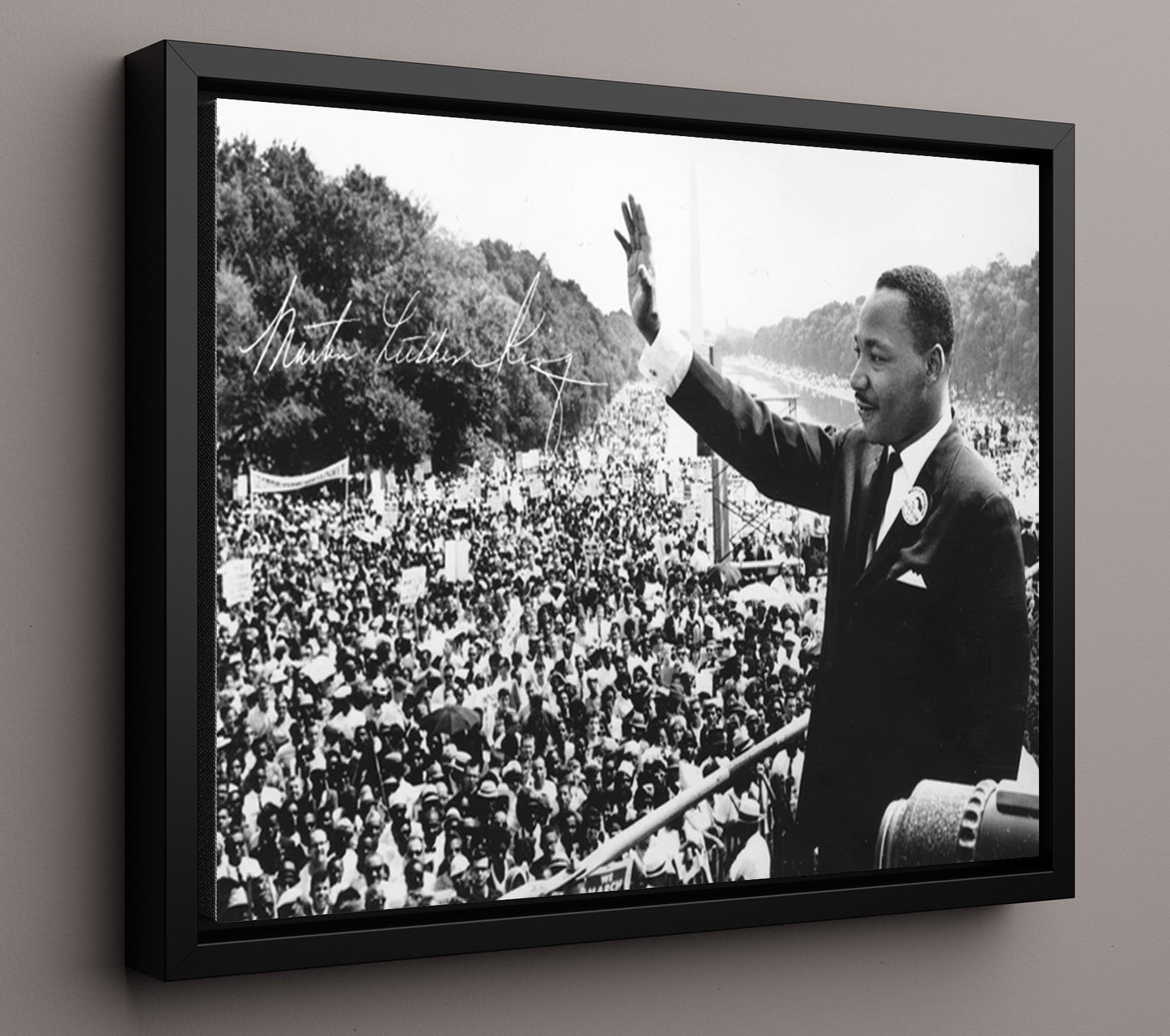Historical - Martin Luther King Jr. - March On Washington Speech 1963  - Landscape History Wall Art