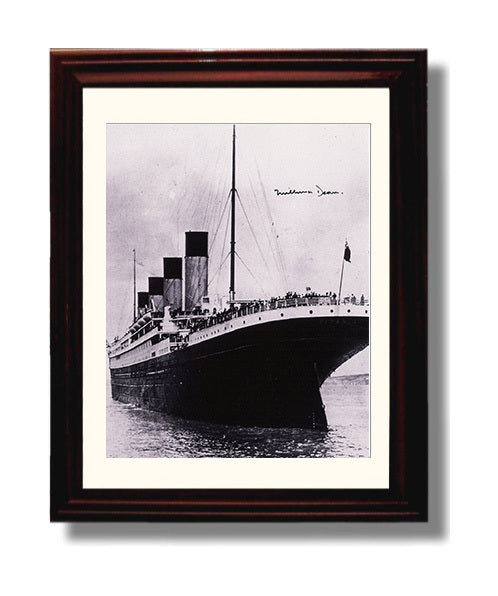 Historical - Millvina Dean - Titanic Survivor Portrait 1912 History Wall Art