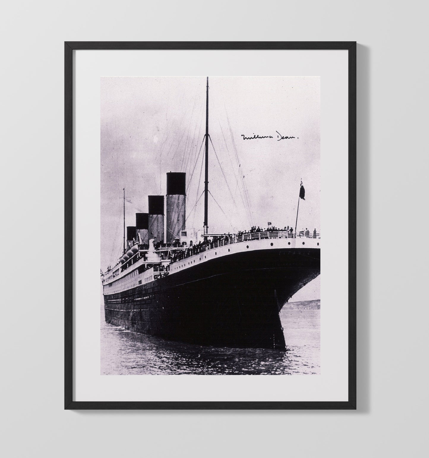Historical - Millvina Dean - Titanic Survivor Portrait 1912 History Wall Art
