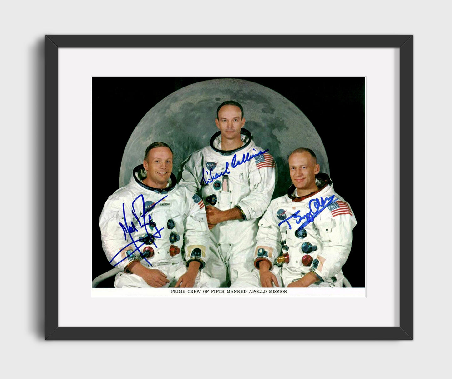Historical - Neil Armstrongmichael Collins And Buzz Aldrin - Apollo 11 Crew Portrait 1969 - Landscape History Wall Art