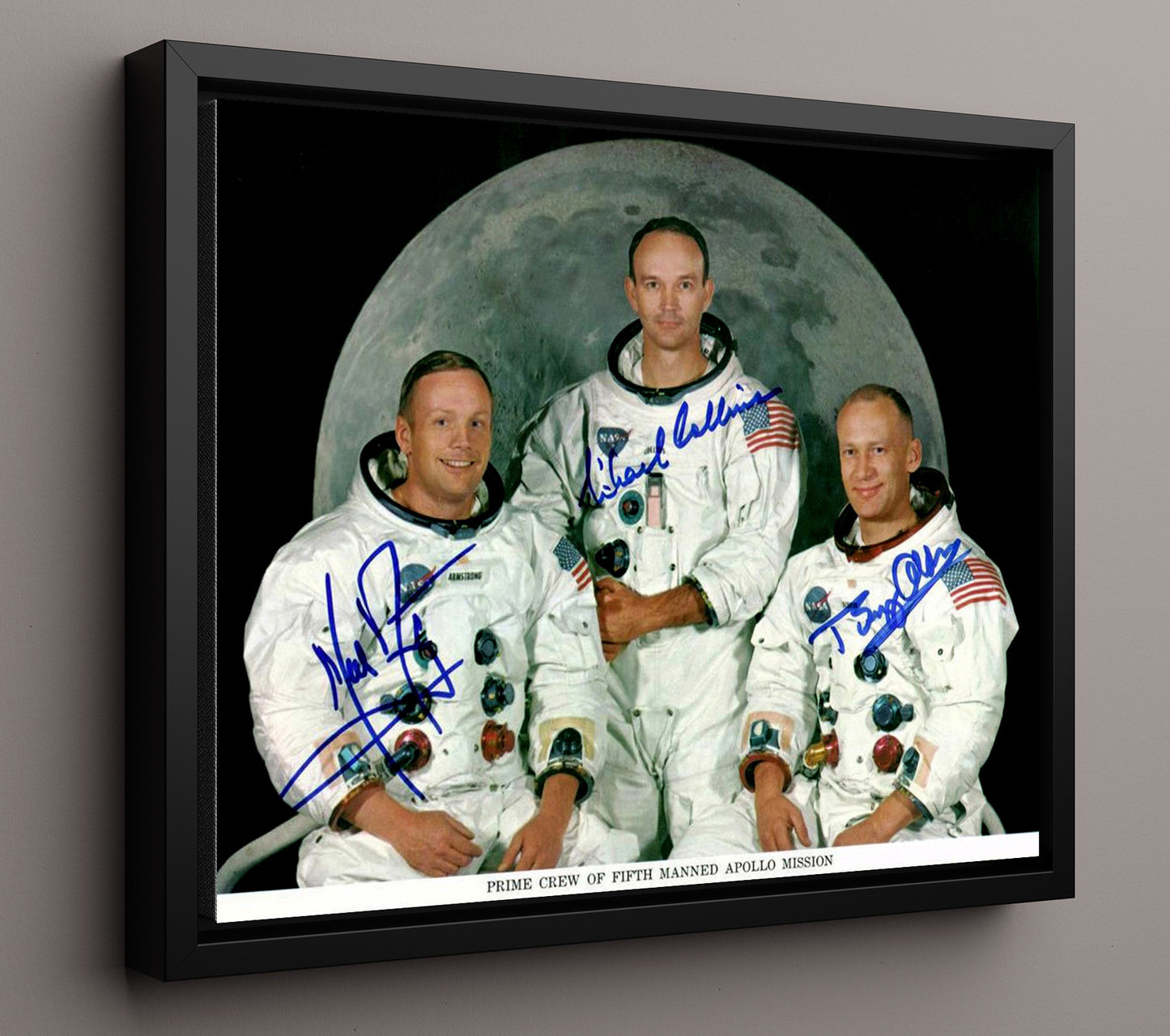 Historical - Neil Armstrongmichael Collins And Buzz Aldrin - Apollo 11 Crew Portrait 1969 - Landscape History Wall Art