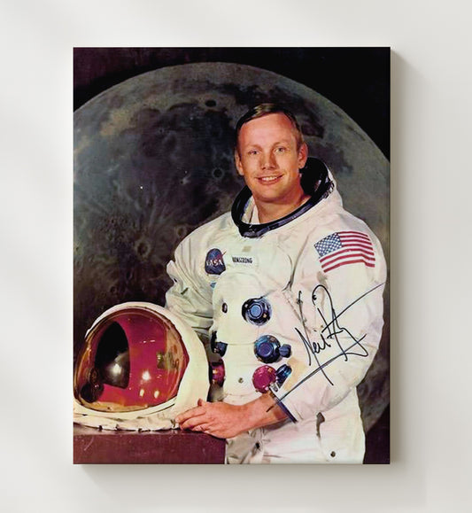 Neil Armstrong - Apollo Astronaut 1960s 8x10 Canvas history wall art
