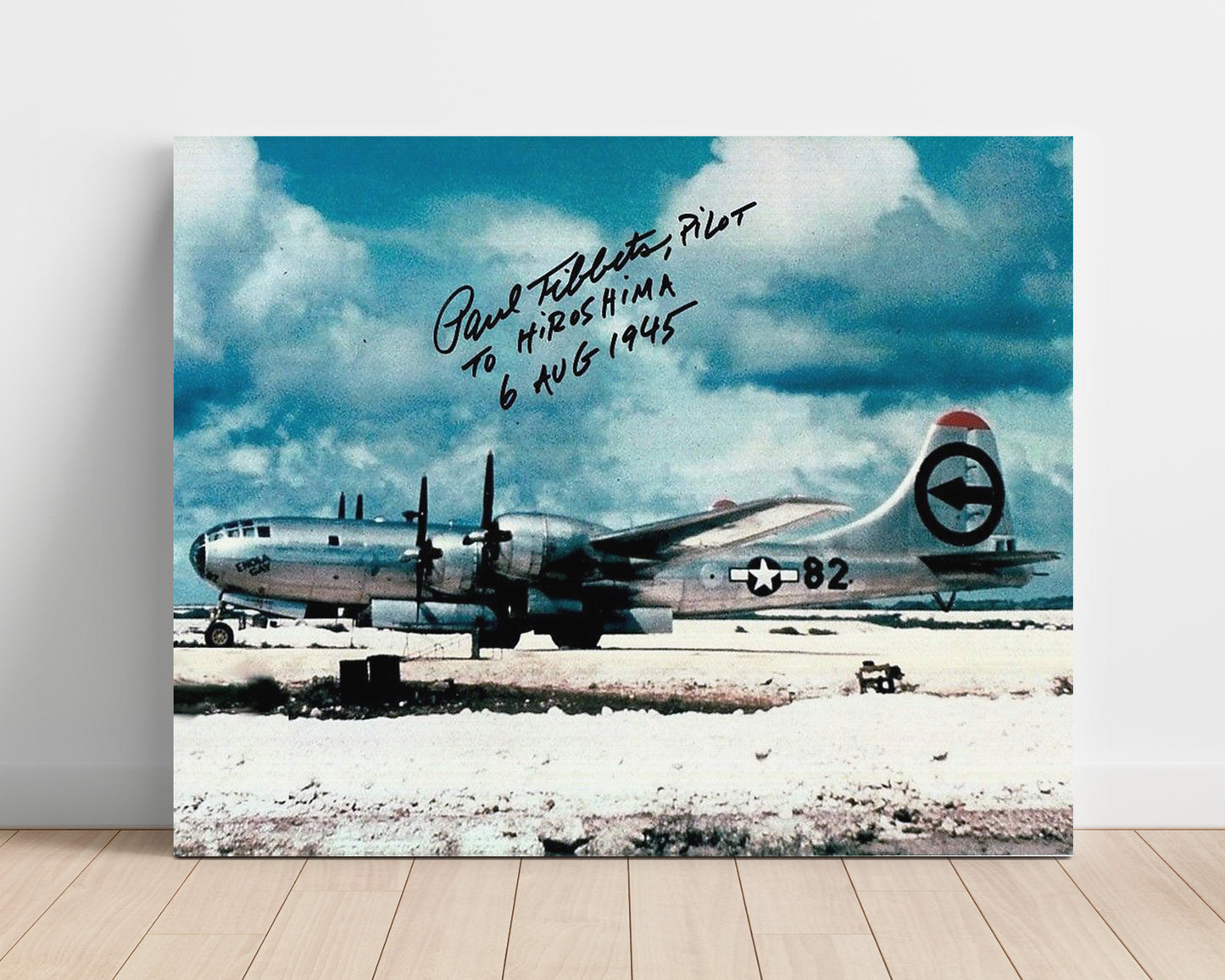 Historical - Paul Tibbets - Enola Gay Hiroshima Mission 1945 - Landscape History Wall Art