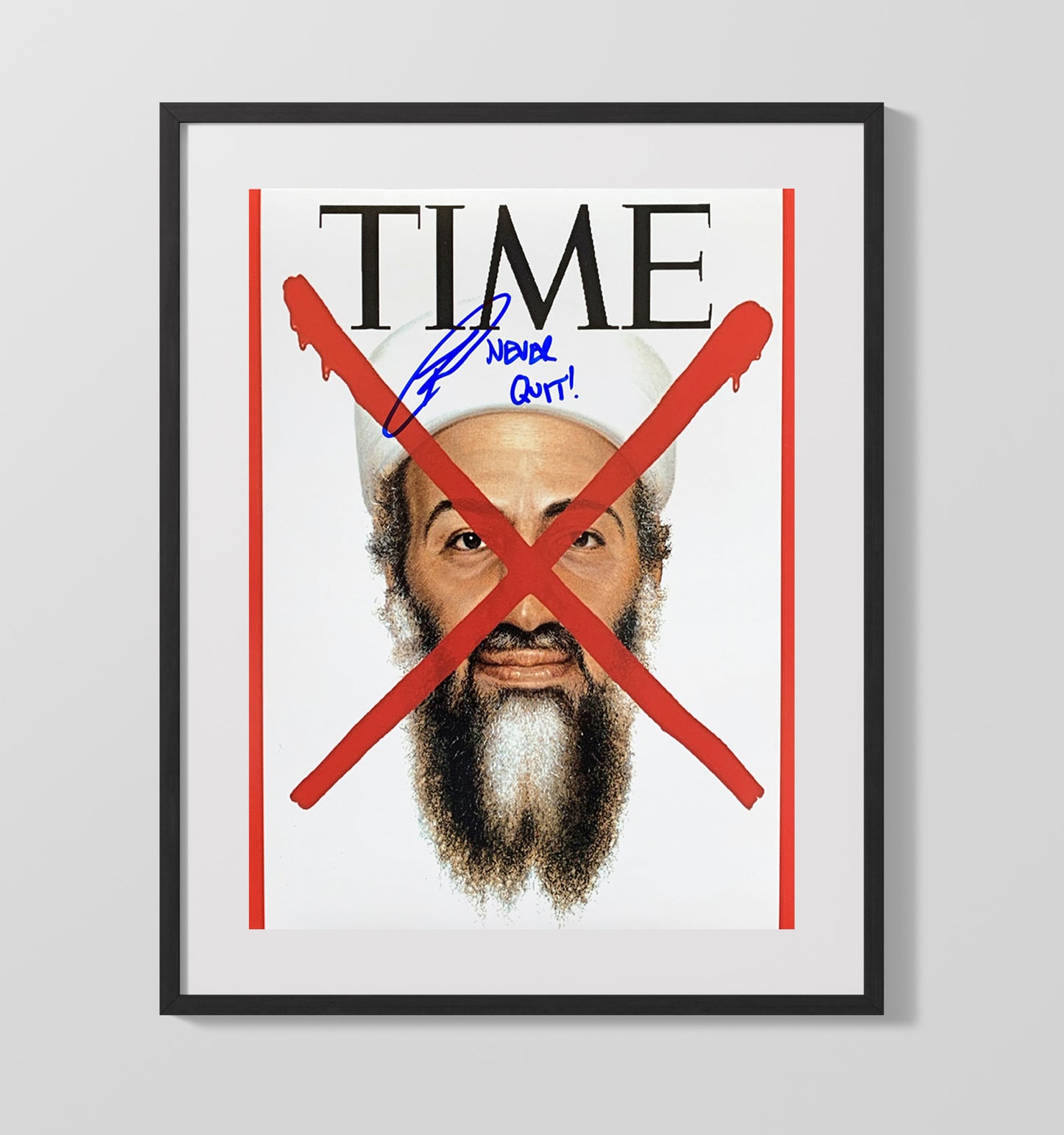 Historical - Robert J. Oneill - Time Magazine Never Quit Cover History Wall Art