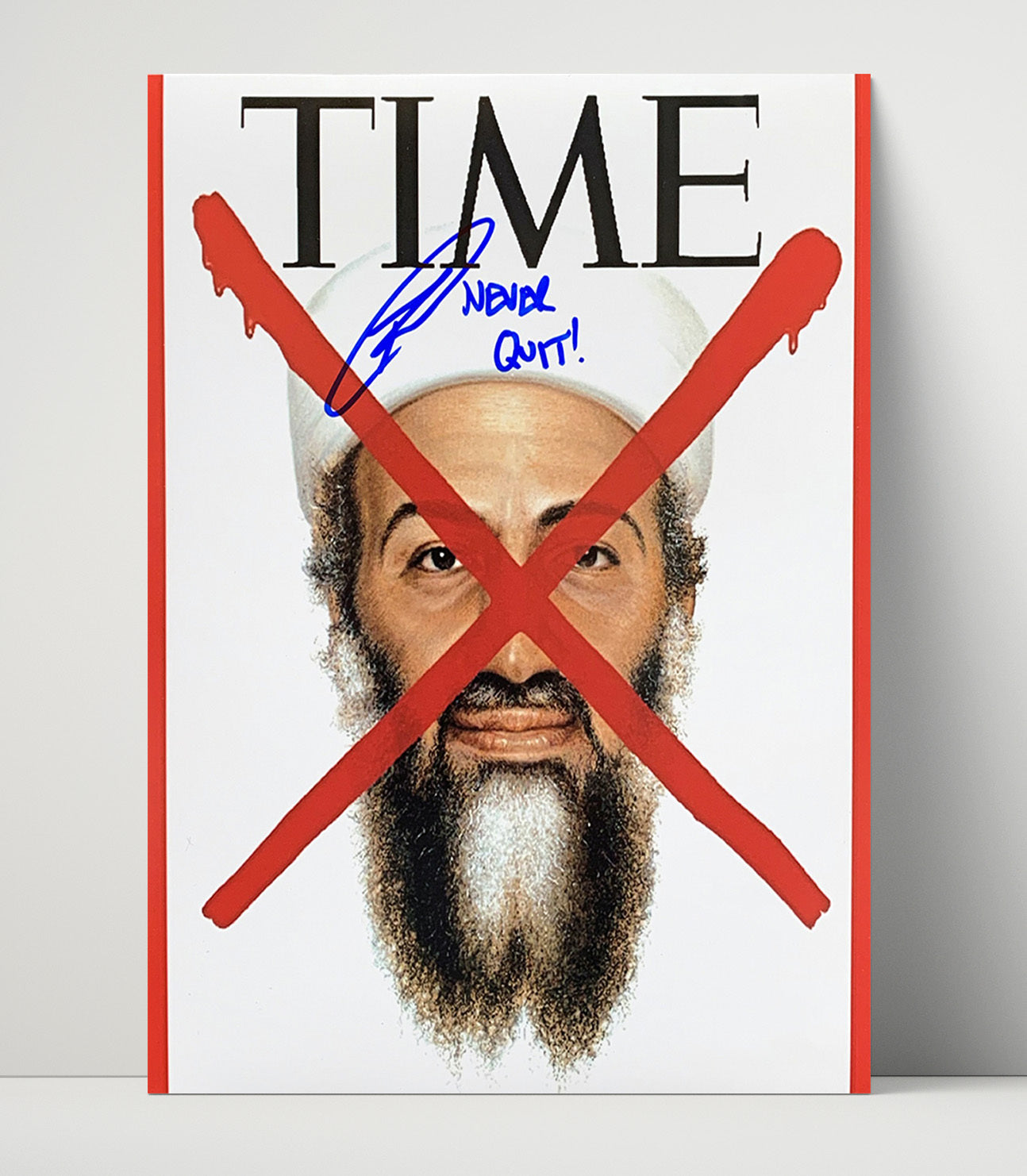 Historical - Robert J. Oneill - Time Magazine Never Quit Cover History Wall Art