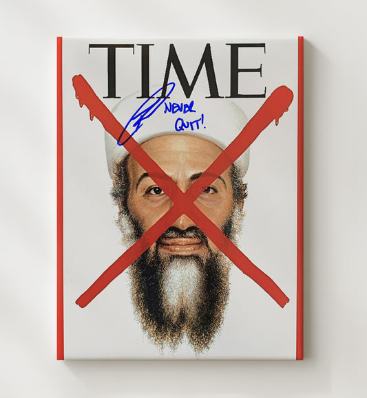 Robert J. O'Neill - Time Magazine Never Quit Cover 8x10 Canvas history wall art
