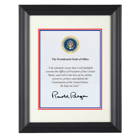 Ronald Reagan – Presidential Oath Image unframed semi-gloss poster print