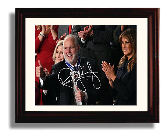 Historical - Rush Limbaugh - Presidential Medal Of Freedom Ceremony 2020 - Landscape History Wall Art
