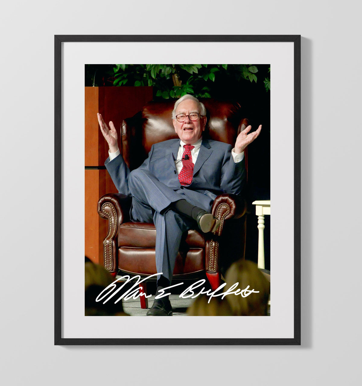 Warren Buffett - Berkshire Hathaway Event 2010s 16x20 Gallery Frame history wall art