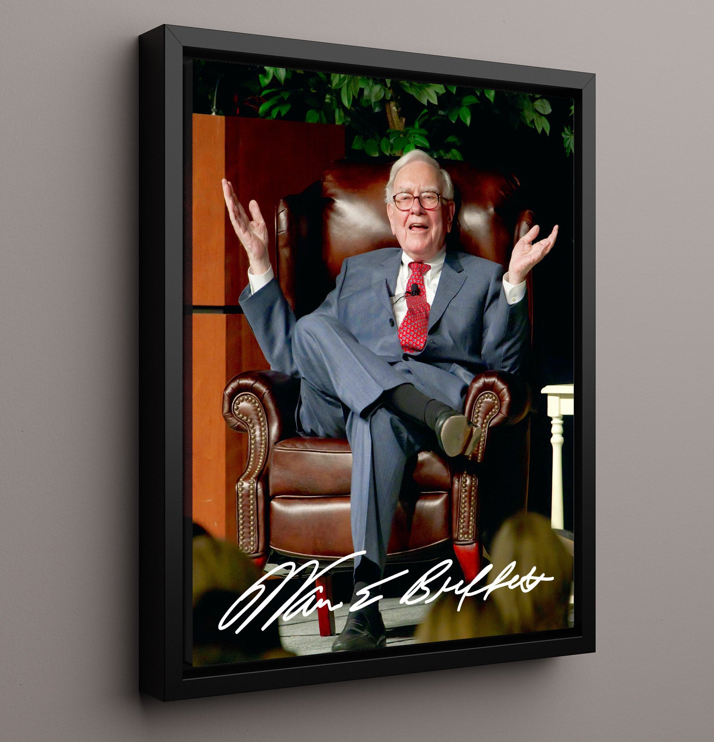Historical - Warren Buffett - Berkshire Hathaway Event Portrait 2010S History Wall Art