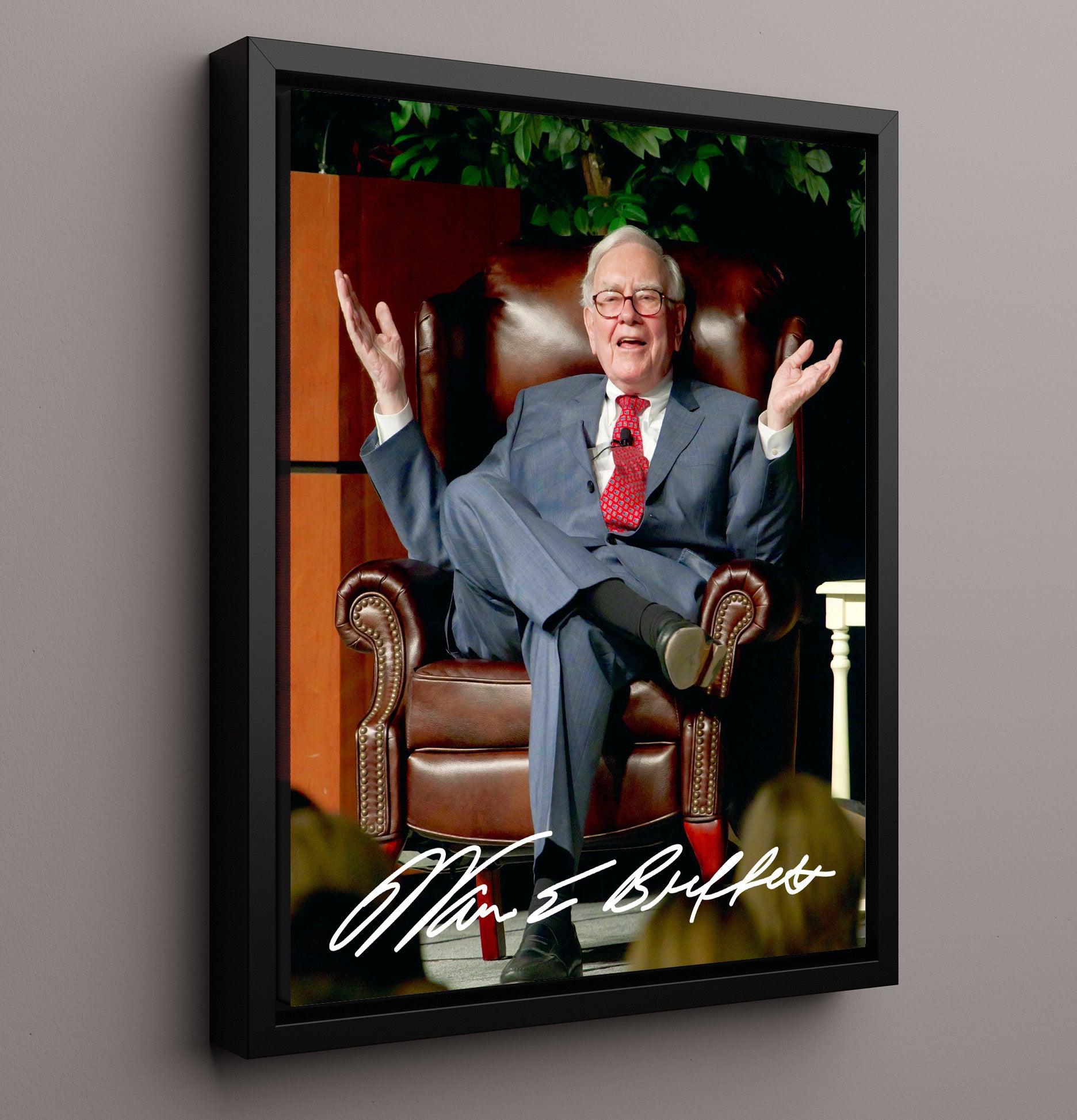 Historical - Warren Buffett - Berkshire Hathaway Event Portrait 2010S History Wall Art