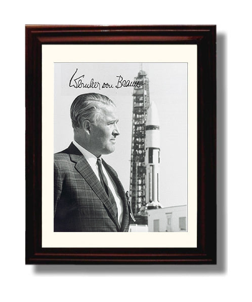 Historical - Wernher Von Braun - Rocket Program Portrait 1960S History Wall Art