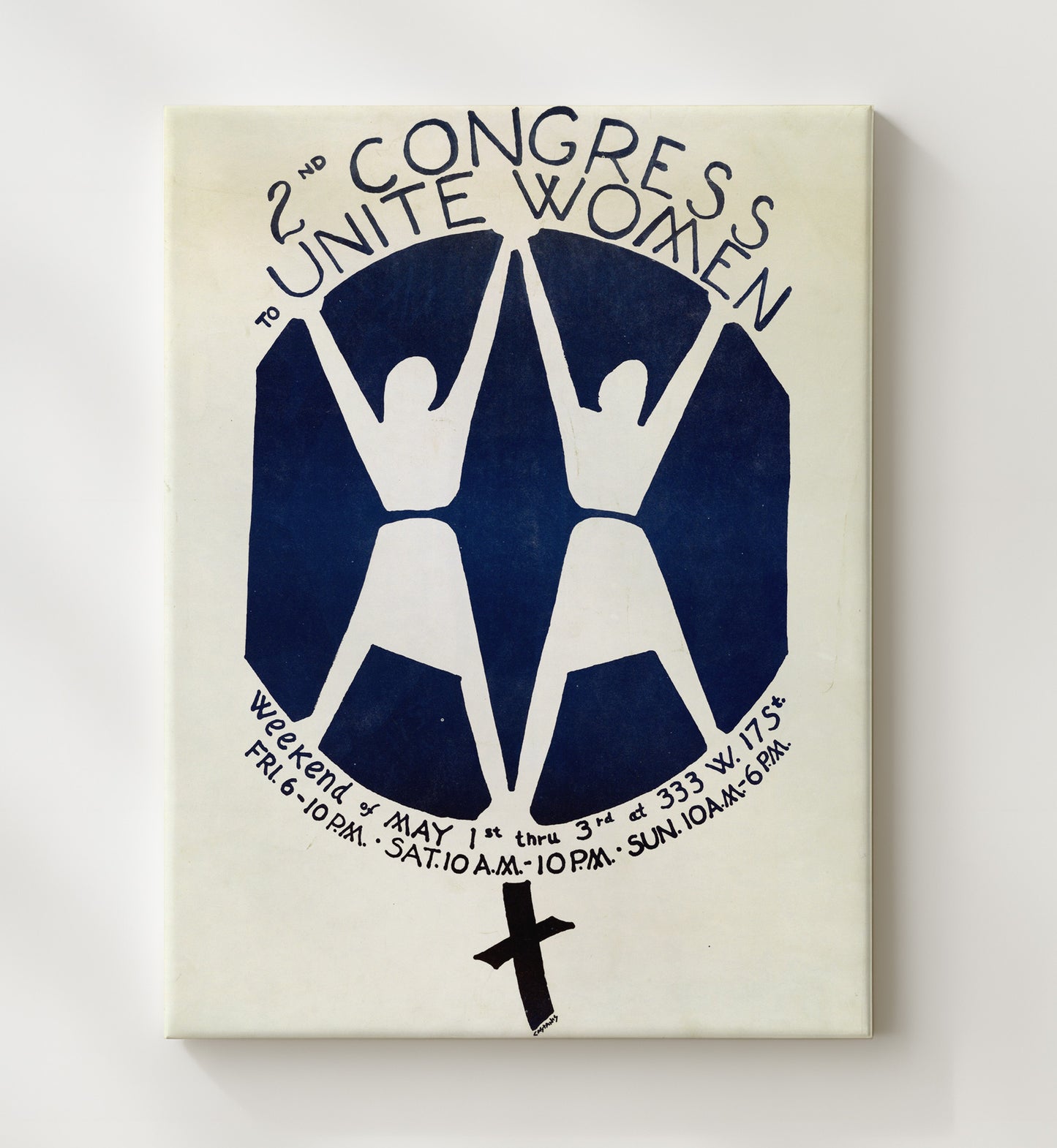 Historical - Women Unite - Second Congress To Unite Women Poster 1970 History Wall Art