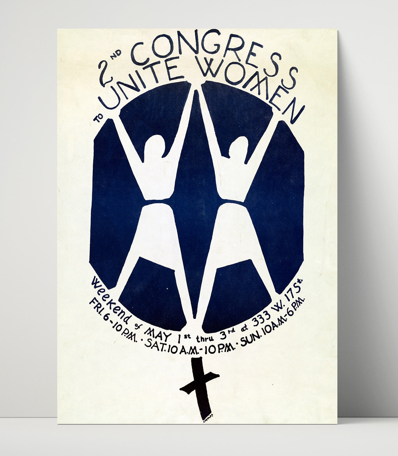 Historical - Women Unite - Second Congress To Unite Women Poster 1970 History Wall Art