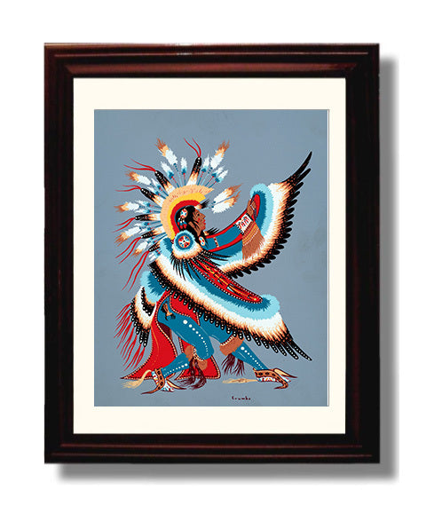 Historical - Woodrow Crumbo - Eagle Dancer Artwork 1930S History Wall Art