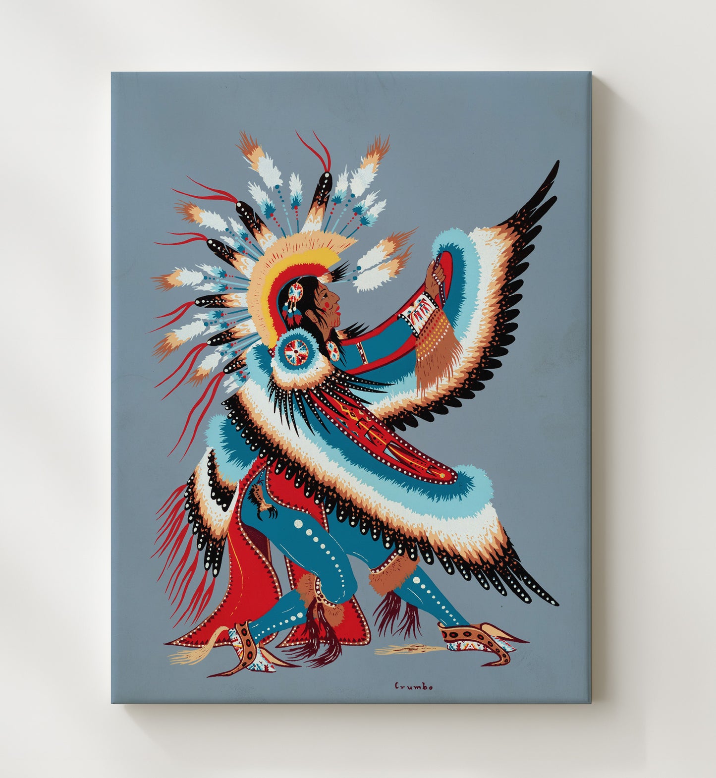 Historical - Woodrow Crumbo - Eagle Dancer Artwork 1930S History Wall Art