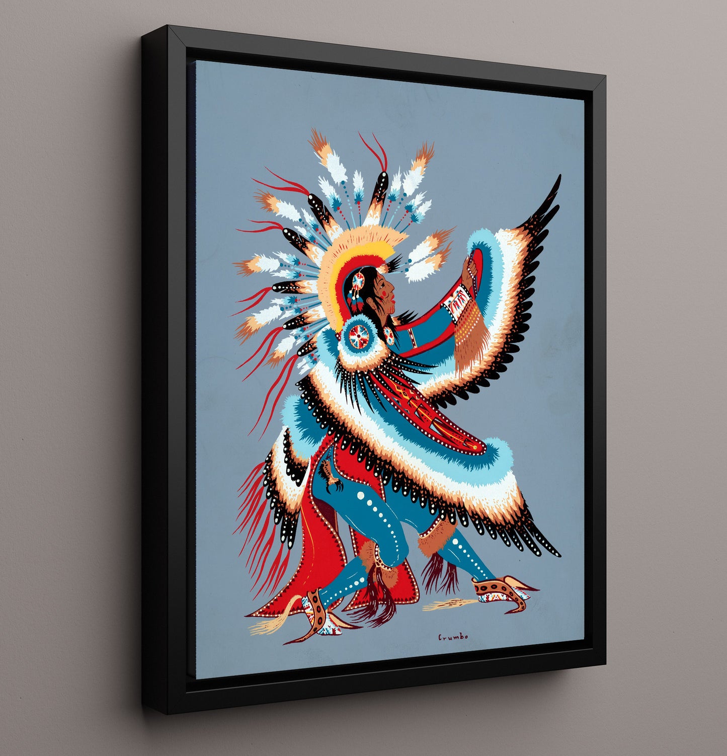 Historical - Woodrow Crumbo - Eagle Dancer Artwork 1930S History Wall Art