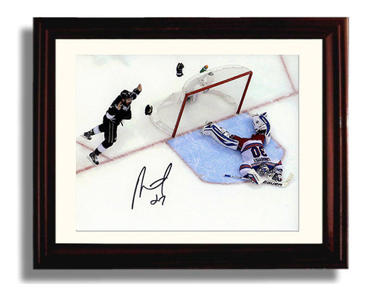 Alec Martinez - Los Angeles Hockey Overhead Goal Celebration Hockey Wall Art - hockey wall art print