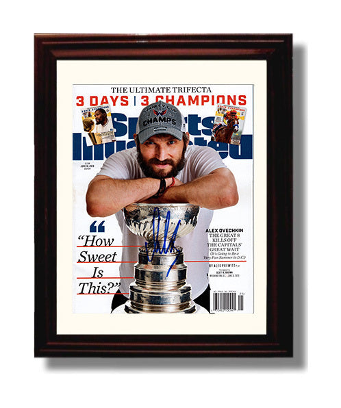 Alex Ovechkin - Washington Hockey Si Stanley Cup Champion Cover 2018 Hockey Wall Art - hockey wall art print