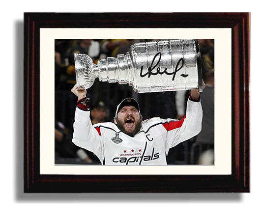 Alex Ovechkin - Washington Hockey Stanley Cup Celebration Hockey Wall Art - hockey wall art print