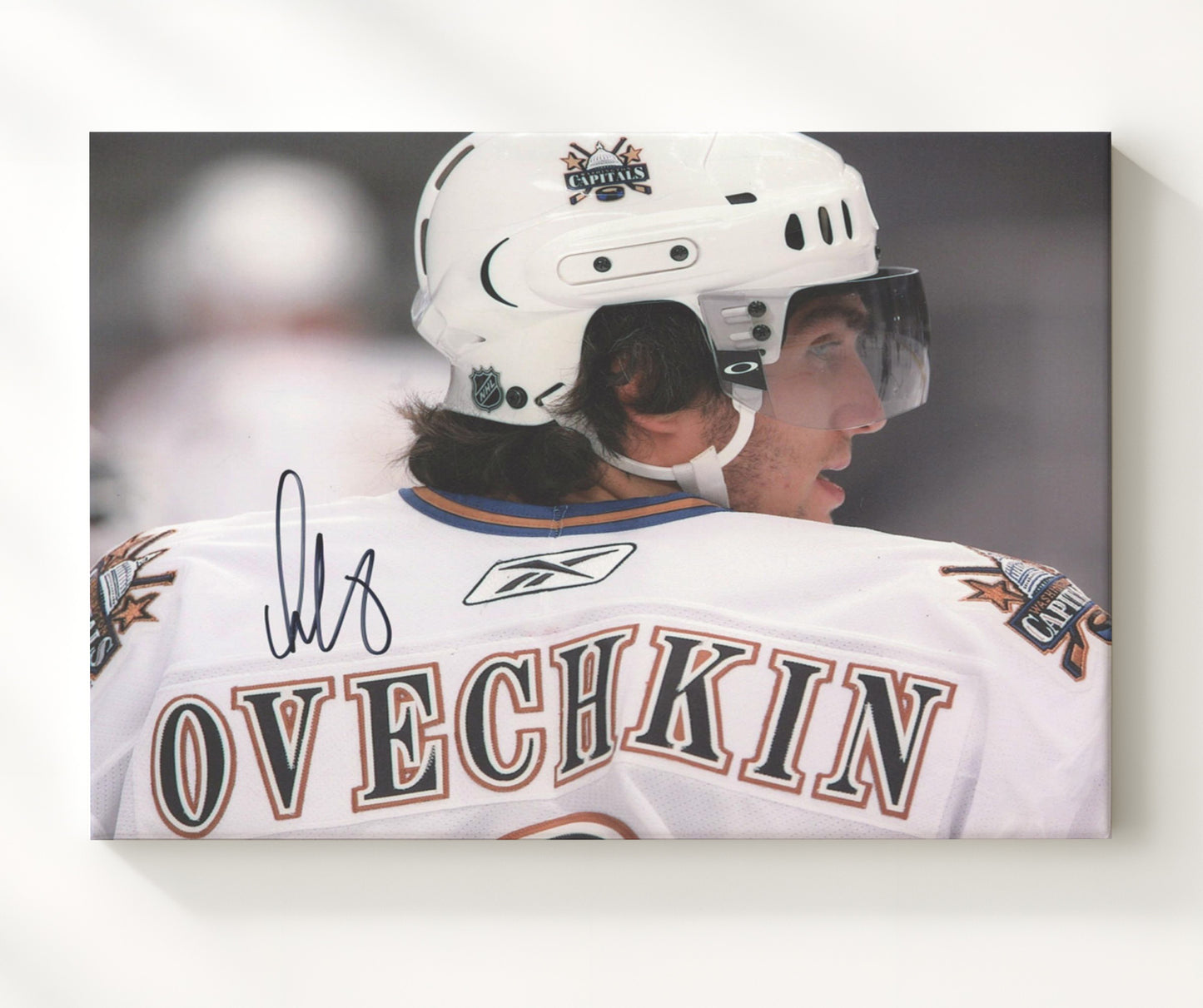 Alexander Ovechkin - Washington Hockey Rookie Portrait Hockey Wall Art - hockey wall art print