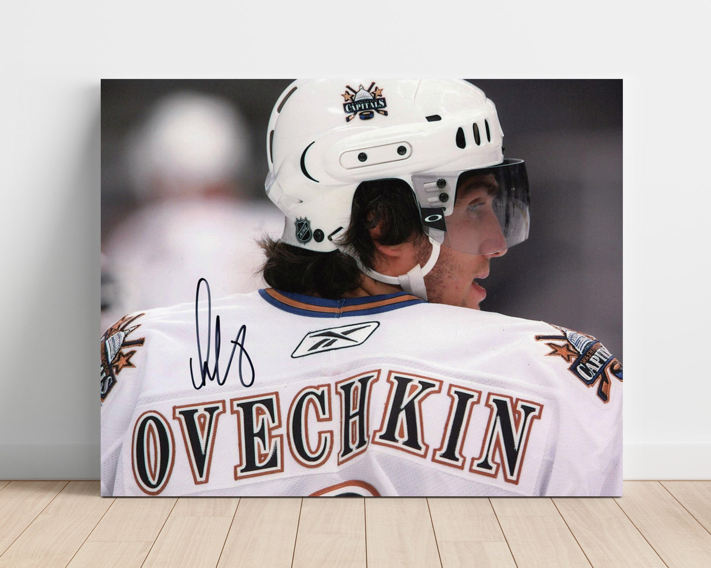 Alexander Ovechkin - Washington Hockey Rookie Portrait Hockey Wall Art - hockey wall art print