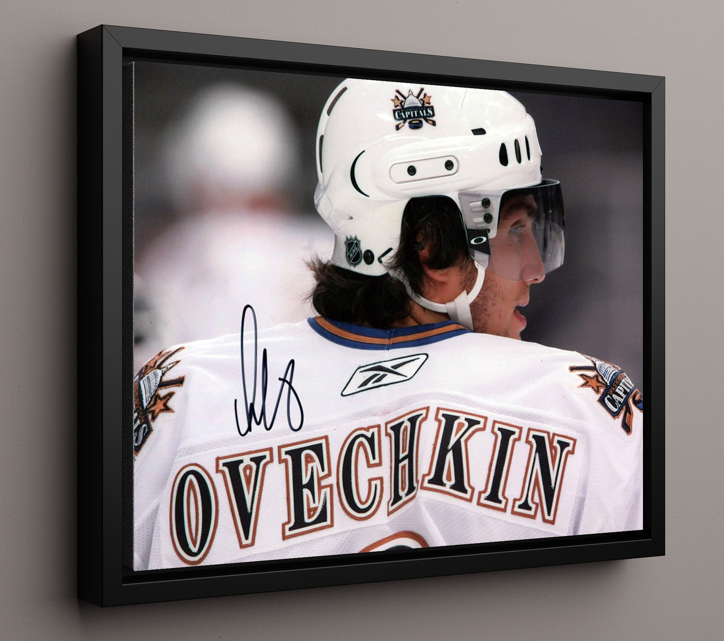 Alexander Ovechkin - Washington Hockey Rookie Portrait Hockey Wall Art - hockey wall art print
