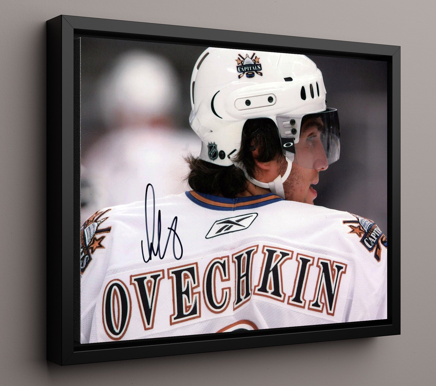 Alexander Ovechkin - Washington Hockey Rookie Portrait Hockey Wall Art - hockey wall art print