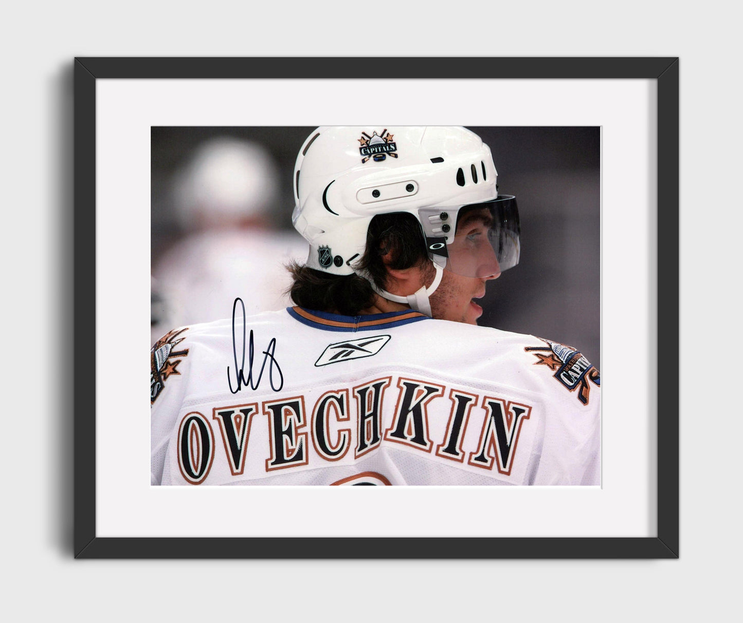 Alexander Ovechkin - Washington Hockey Rookie Portrait Hockey Wall Art - hockey wall art print