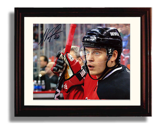 Anton Volchenkov - New Jersey Hockey Bench Close-Up Hockey Wall Art - hockey wall art print